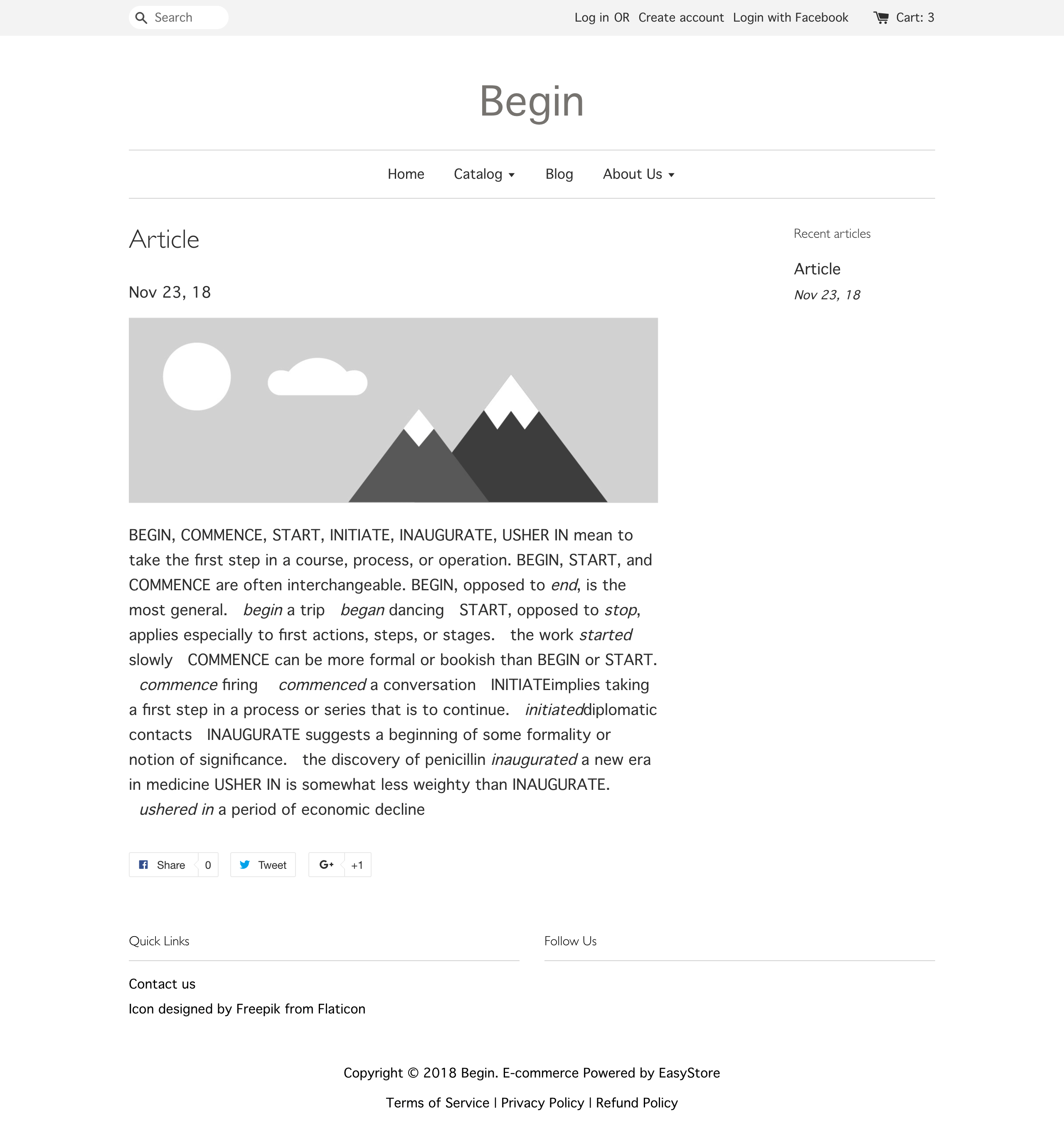 article
